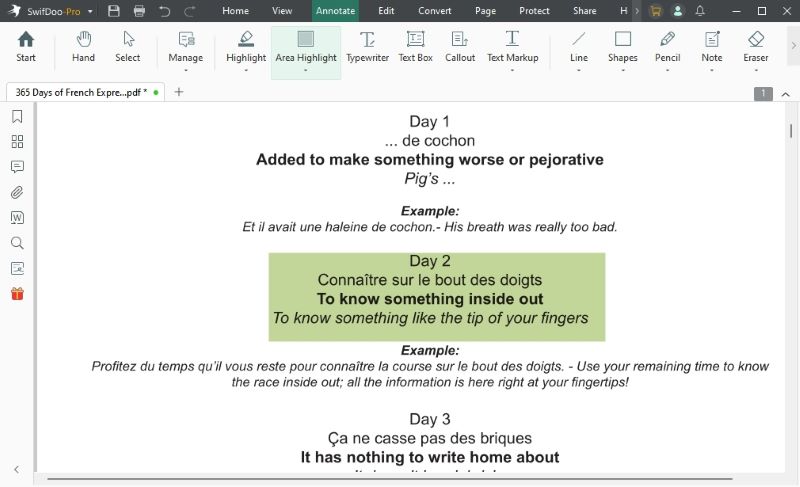 Highlight with SwifDoo PDF