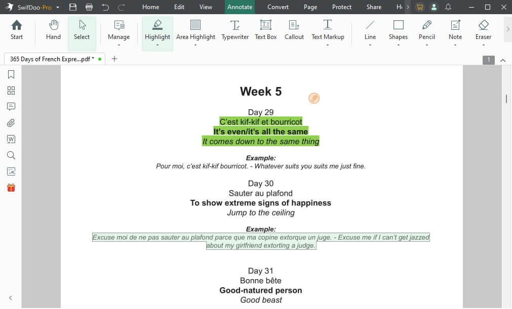 Highlight PDF
