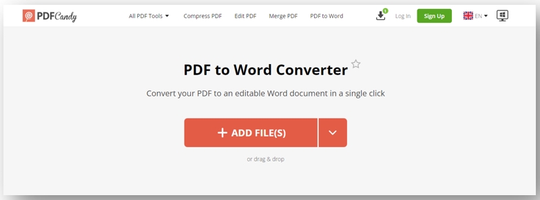 Hindi PDF to Word converter - PDF Candy
