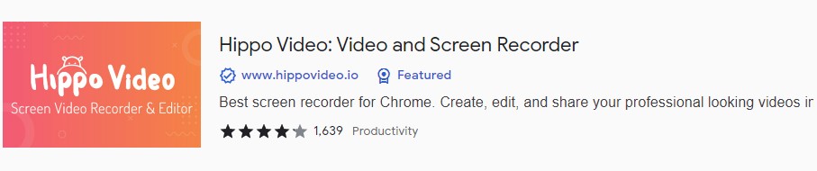 Free Google Chrome Screen Recorder – Hippo Video