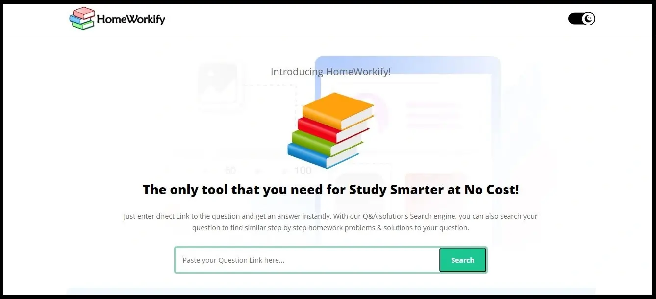 Homeworkify Homepage