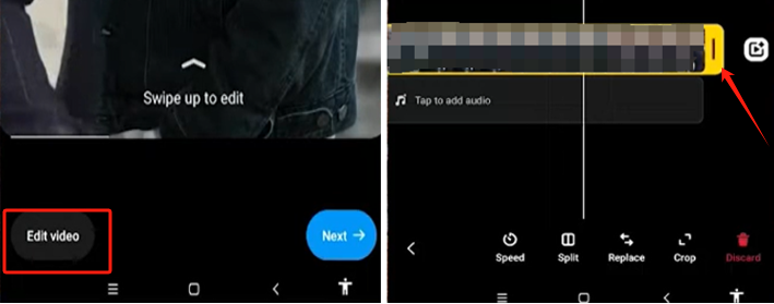 How to Edit Length of Video on Instagram Story 1