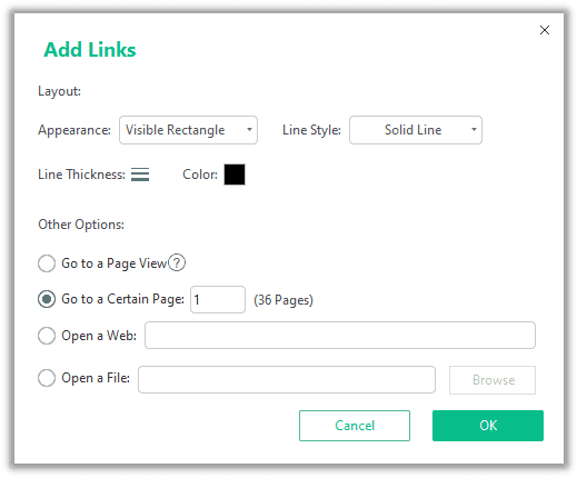 How to add links to a PDF in SwifDoo PDF