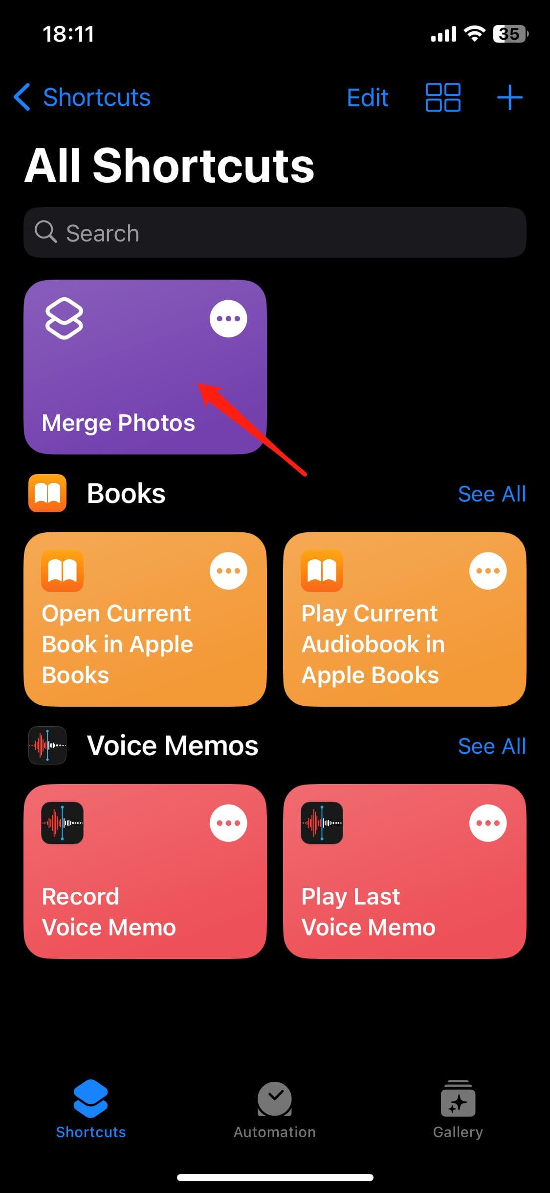 How to add two pictures together on iPhone