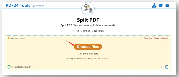 How to split PDF into multiple files online