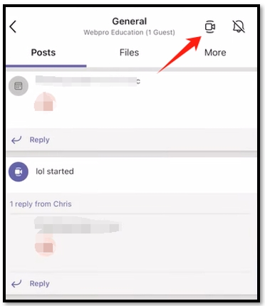 How to change background in Teams on mobile before a meeting
