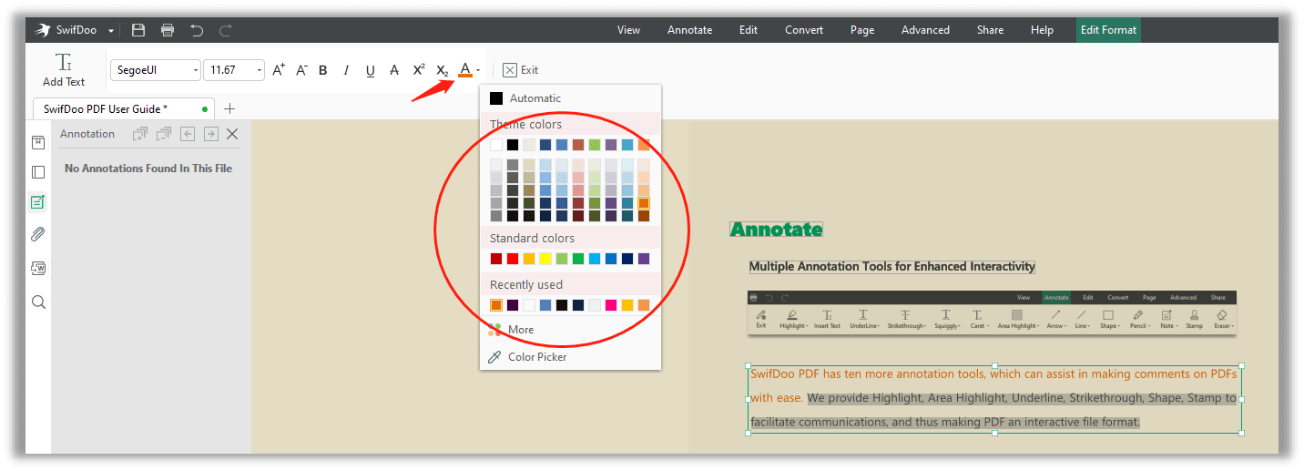 Change Text Color In PDF For Windows Online 