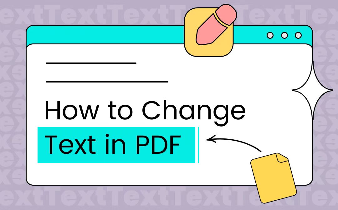 How to Change Text in PDF