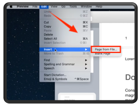 How to combine PDF files without Acrobat using Preview