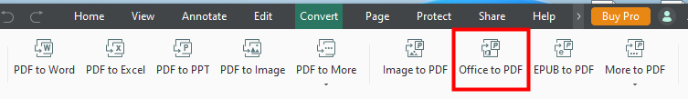 Combine Word documents using SwifDoo PDF 1