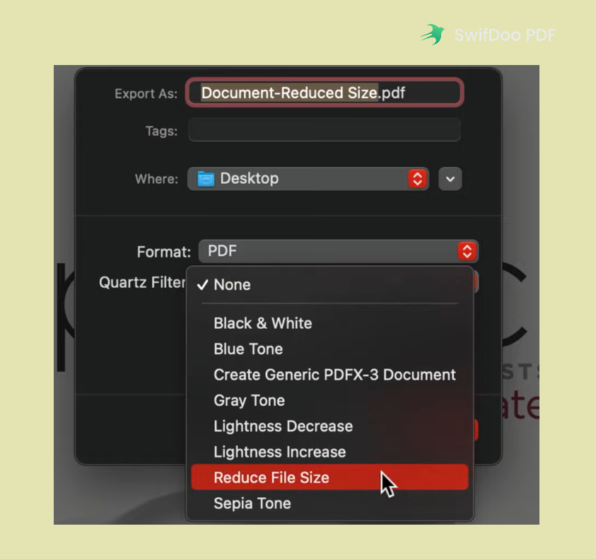 How to Compress a PDF on Mac