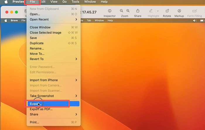 Way 3: Reduce JPG File Size in Mac Preview 1