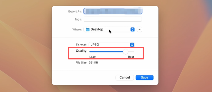 Way 3: Reduce JPG File Size in Mac Preview 2