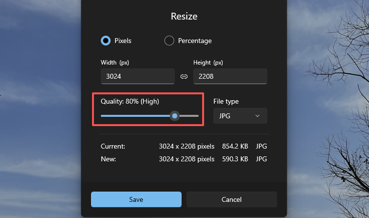 Way 2: How to Compress a JPG File with the Photos App 2