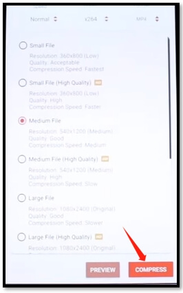 How to compress MP4 videos on Android