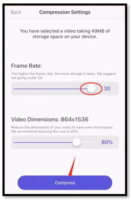 How to compress MP4 videos on iOS