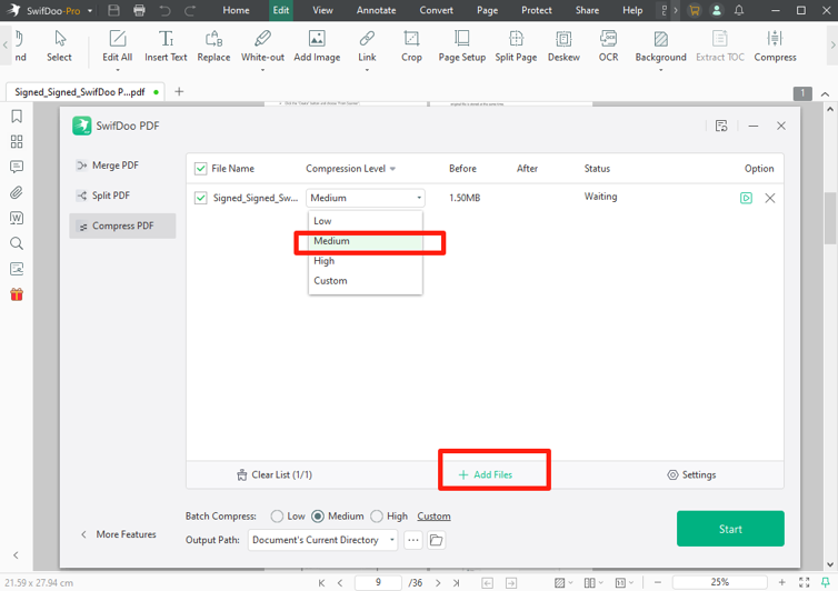 A Top Bluebeam Alternative to Compress a PDF 2