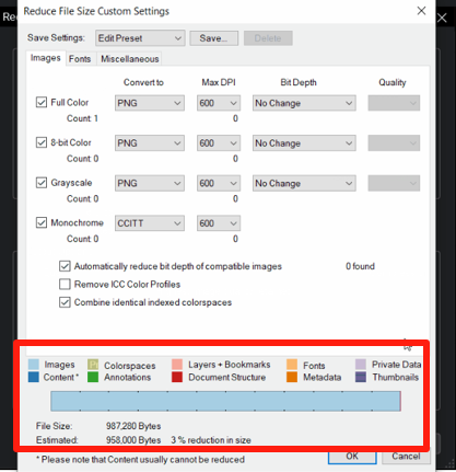 How to Compress a PDF in Bluebeam: Step 3-2