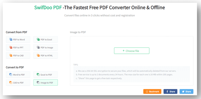 How to convert BMP to PDF