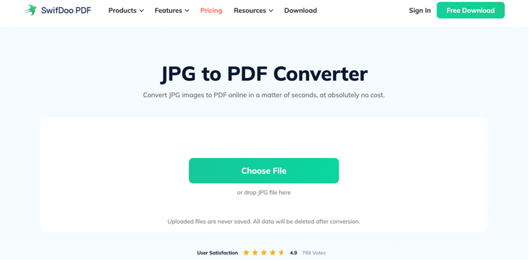 How to Convert JPG to PDF on Mac with SwifDoo PDF 2