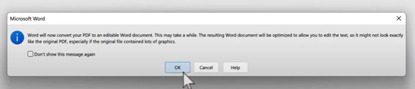 How to Convert PDF into Word in Laptop with Microsoft Word