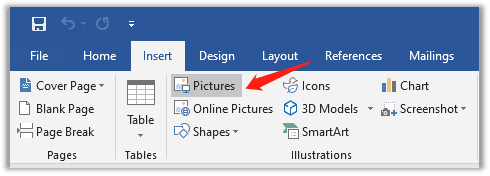 How to create a PDF from multiple images in Microsoft Word