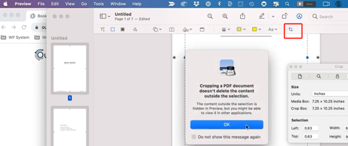 How to Use Mac OS Preview to Crop a PDF 2