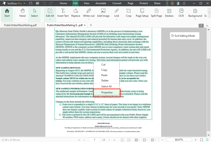 How to Darken Text in PDF with SwifDoo PDF 2