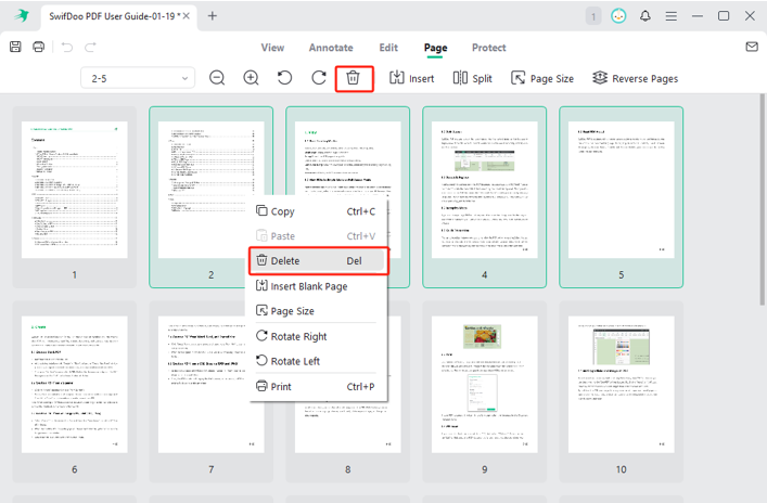 How to Delete Pages from PDF on Mac Using SwifDoo PDF 4