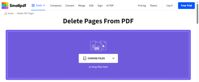 How to Delete a Page in a PDF on Mac from Smallpdf