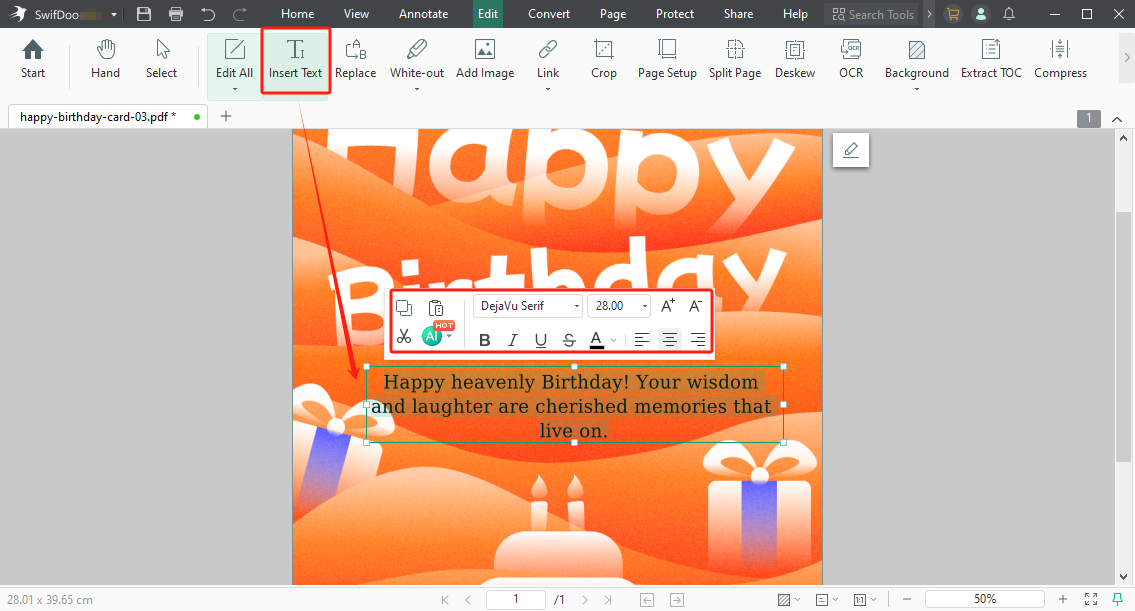 how to design a birthday card for sending heavenly wishes 2