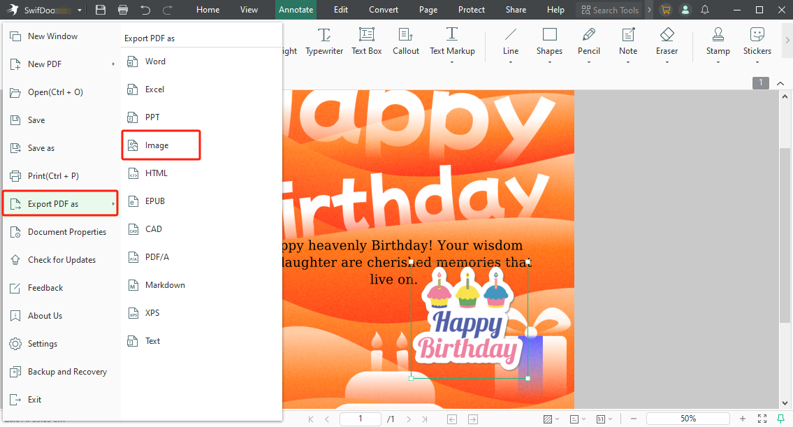 how to design a birthday card for sending heavenly wishes 3