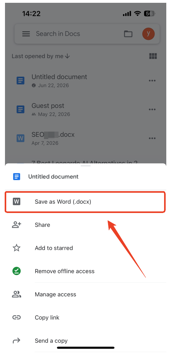 download google doc as word