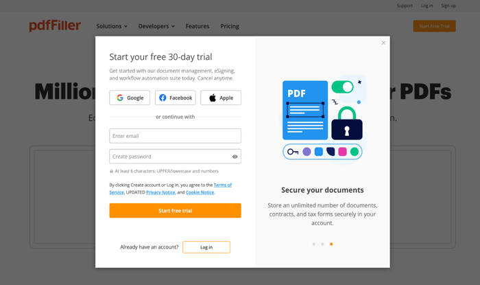 How to Download a PDF from pdfFiller for Free with a Free Trial 1