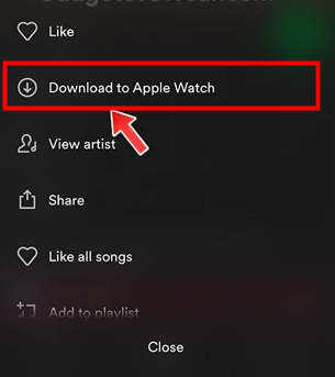 How to download songs on Spotify on Apple Watch 2