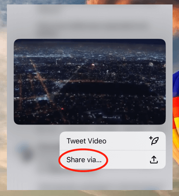 How to download videos from Twitter on iPhone