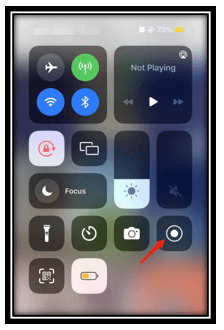 How to download Instagram videos on iPhone devices without any app: Enable the screen recording feature