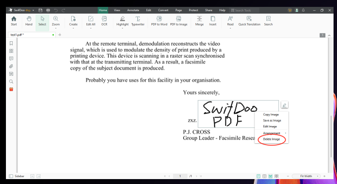 How to edit a signed PDF and remove the electronic signature