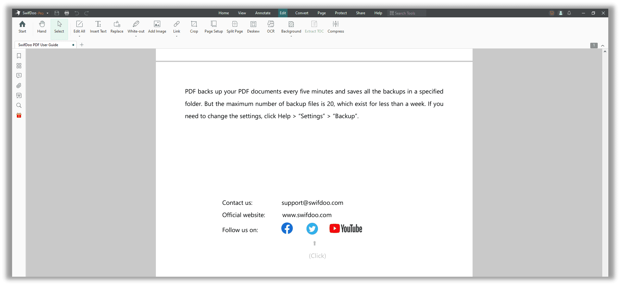 How to edit a PDF in SwifDoo PDF