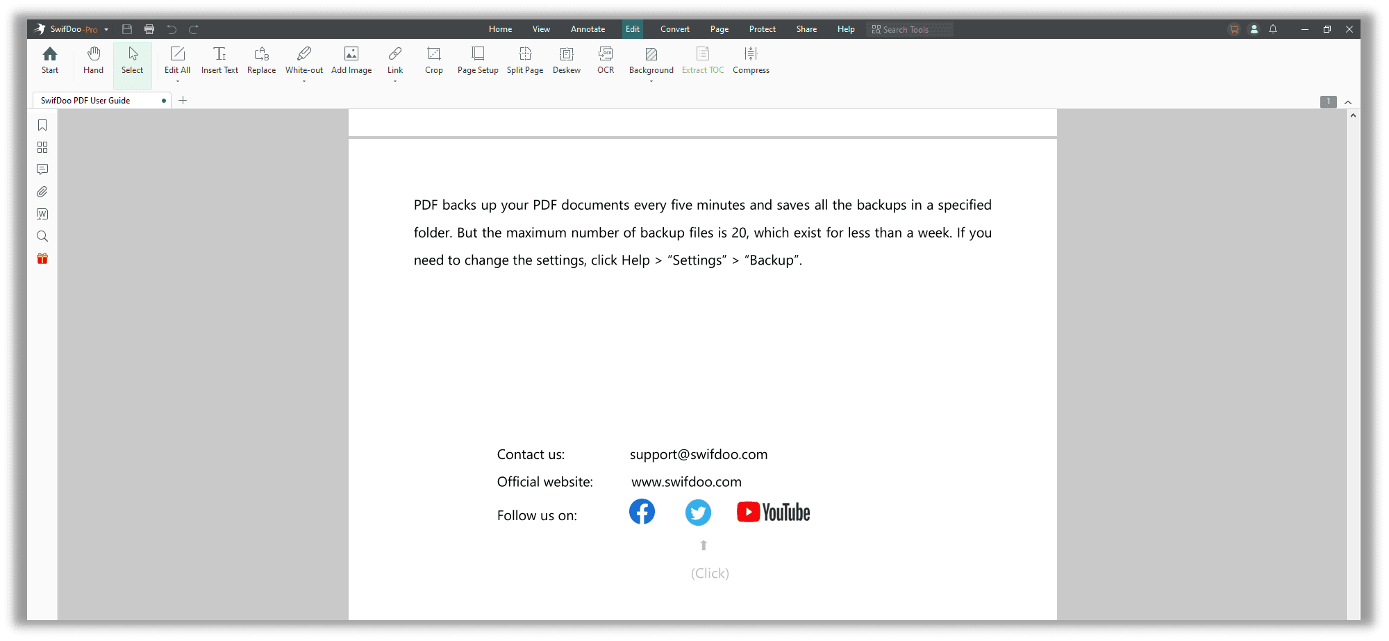 How to edit PDF in SwifDoo PDF