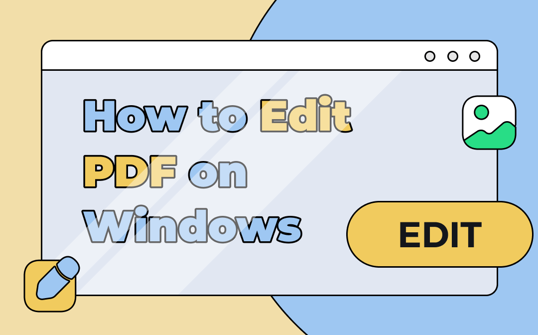 How to edit PDF on Windows