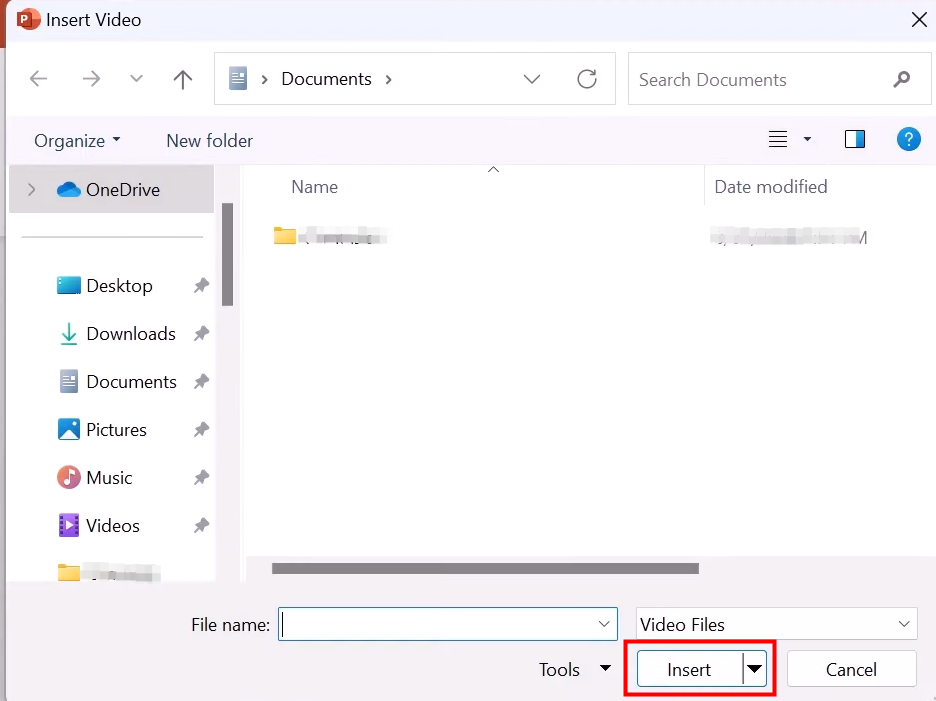 Embed a Video in PowerPoint from Your Device 2