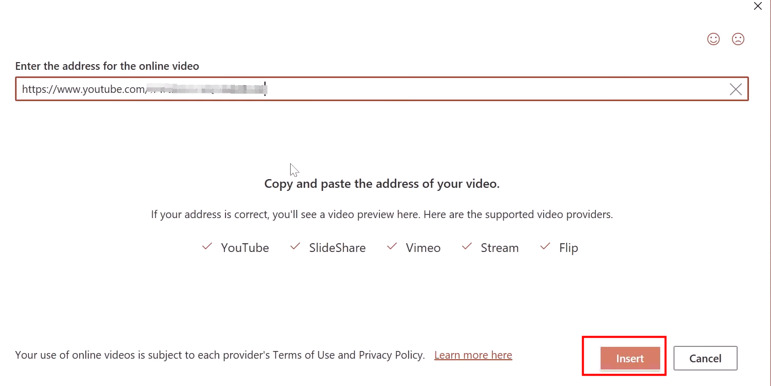 Embed an Online Video in PowerPoint
