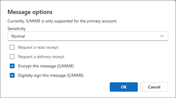 Encrypt Email in New Outlook