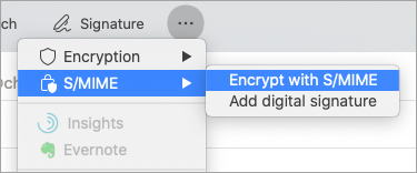 Encrypt Email in Outlook for Mac