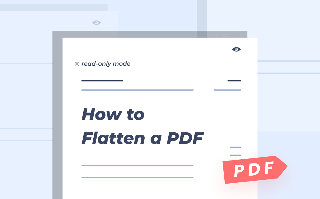 How to flatten a PDF