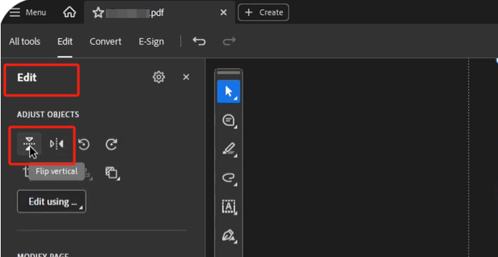 How to Flip PDF Images with Adobe Acrobat Pro