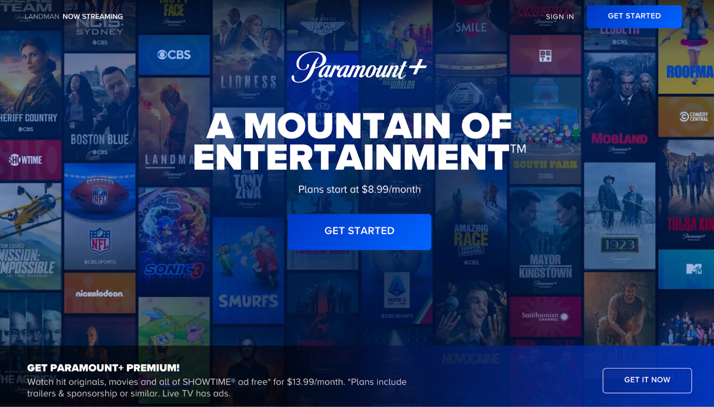 Interface of Paramount +