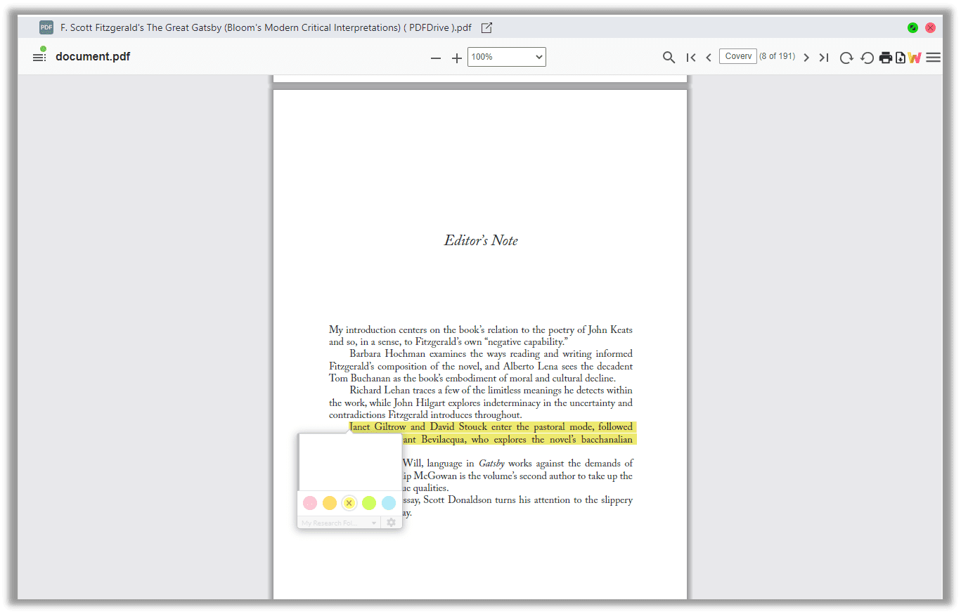 How to highlight PDFs in Weava Highlighter