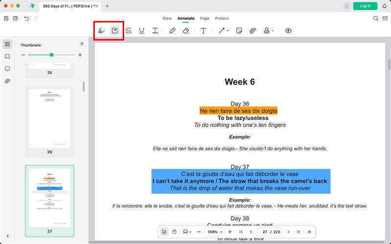 Highlight PDF on Mac with SwifDoo PDF